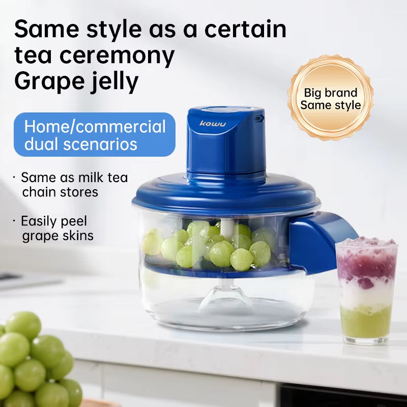 One-Click Intelligent Fruit & Vegetable Peeler, Automatic Grape Skin Remover, Labor-Saving Household Fruit Peeling Machine