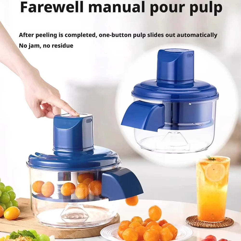 Revolutionary Automatic Electric Grape Peeler Machine - Effortlessly Remove Skin from Berries and Fruits with This Hands-Free Kitchen Tool!